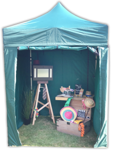 Photobooth buiten overdekt